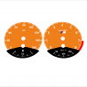 BMW E90 E92 335i 160 MPH Orange - Black Bottom - 114