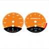 BMW E90 E92 335i 160 MPH Orange - Black Bottom - 164