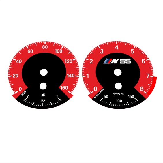 BMW E90 E92 335i 160 MPH Red - 1M Style - 119