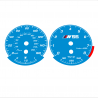 BMW E90 E92 335i 160 MPH+km/h Blue - Standard - 126