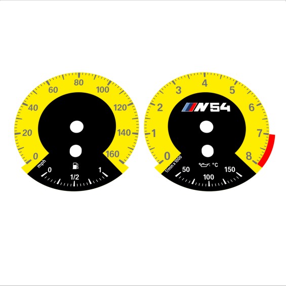 BMW E90 E92 335i 160 MPH Yellow - 1M Style - 116