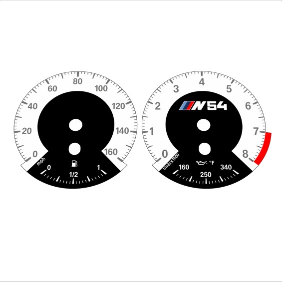 BMW E90 E92 335i 160 MPH White - 1M Style - 102