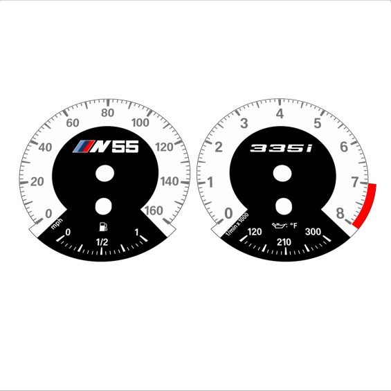 BMW E90 E92 335i 160 MPH White - 1M Style - 113