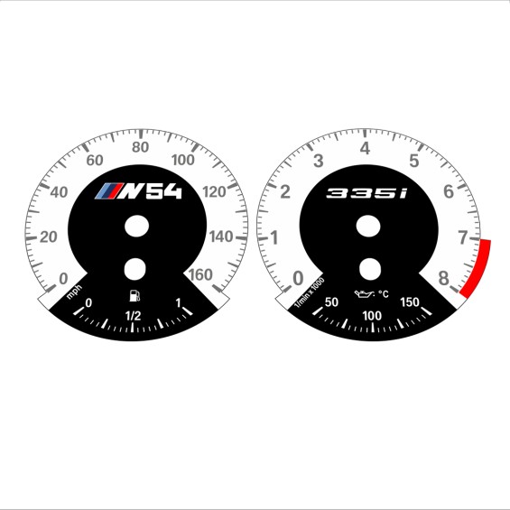 BMW E90 E92 335i 160 MPH White - 1M Style - 119