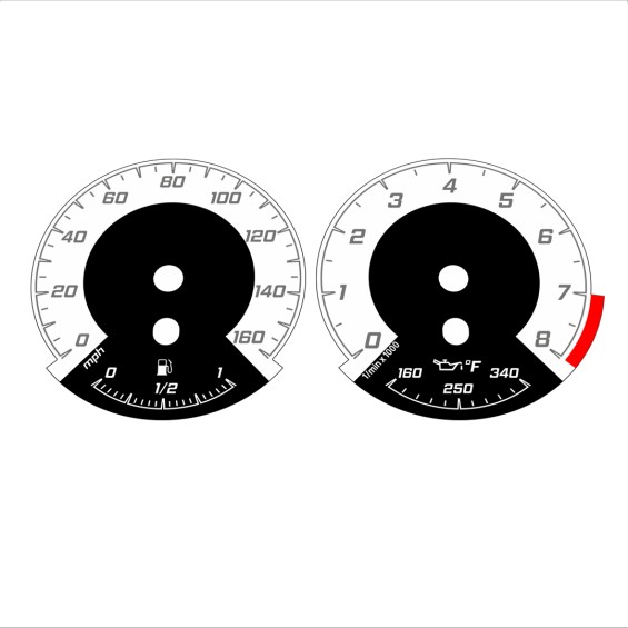 BMW E90 E92 335i 160 MPH White - 1M Style - 162