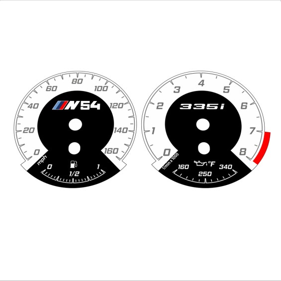 BMW E90 E92 335i 160 MPH White - 1M Style - 167