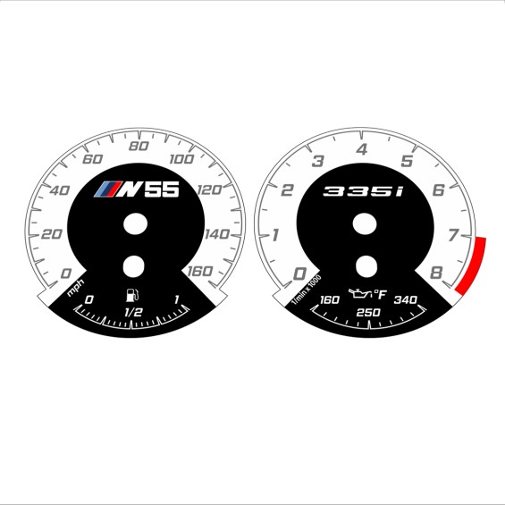 BMW E90 E92 335i 160 MPH White - 1M Style - 169
