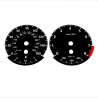 BMW E90 E92 335i 160 MPH+km/h Black - Standard - 73