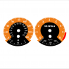 BMW E90 E92 335i 160 MPH+km/h Orange - 1M Style - 75