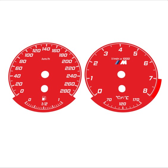 BMW E90 E92 335i 280 KM/H Red - Standard - 83