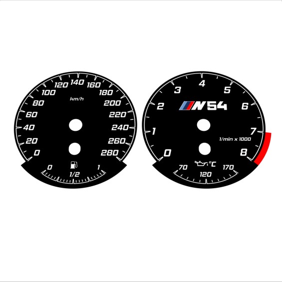 BMW E90 E92 335i 280 KM/H Black - Standard - 85