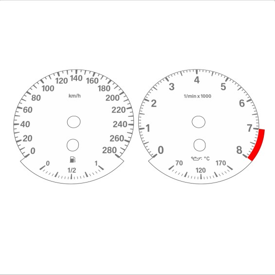 BMW E90 E92 335i 280 KM/H White - Standard - 49