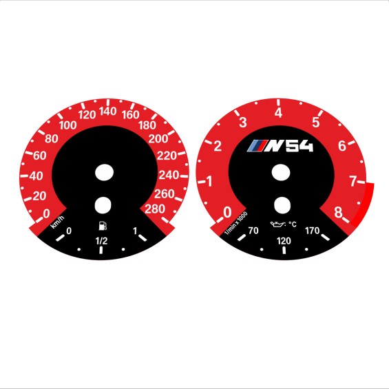 BMW E90 E92 335i 280 KM/H Red - 1M Style - 69