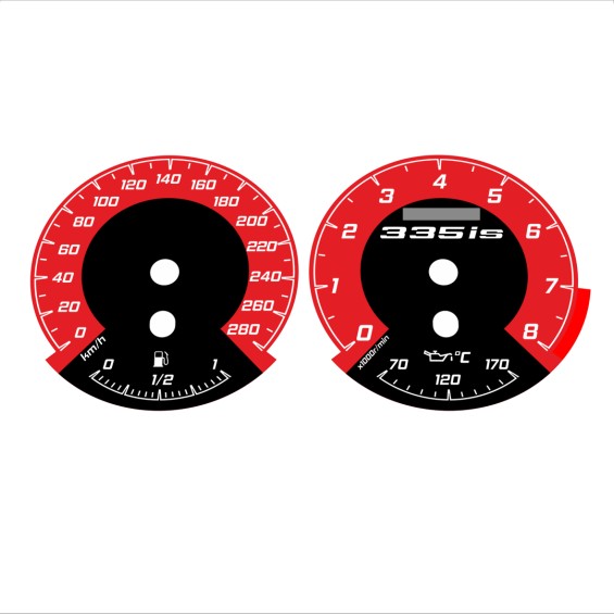 BMW E90 E92 335i 280 KM/H Red - 1M Style - 84