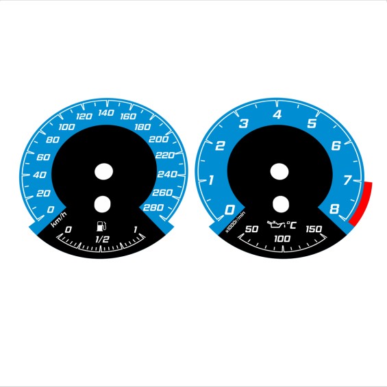 BMW E90 E92 335i 280 KM/H Blue - 1M Style - 89