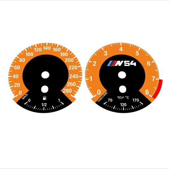 BMW E90 E92 335i 280 KM/H Orange - 1M Style - 53