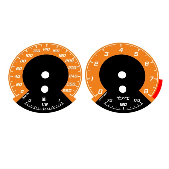 BMW E90 E92 335i 280 KM/H Orange - 1M Style - 81