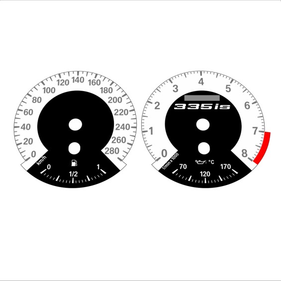 BMW E90 E92 335i 280 KM/H White - 1M Style - 52