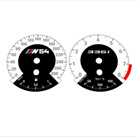 BMW E90 E92 335i 280 KM/H White - 1M Style - 62