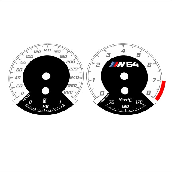 BMW E90 E92 335i 280 KM/H White - 1M Style - 85