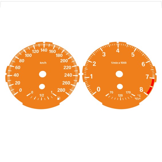 BMW E82 E87 135i 280 KM/H Orange - Standard - 22
