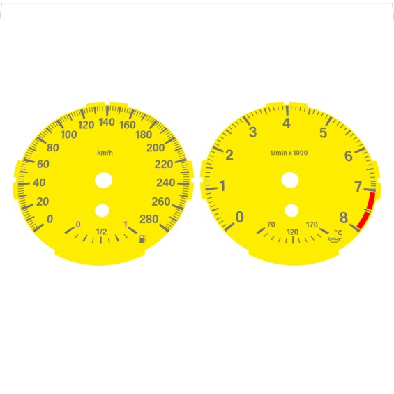 BMW E82 E87 135i 280 KM/H Yellow - Standard - 22