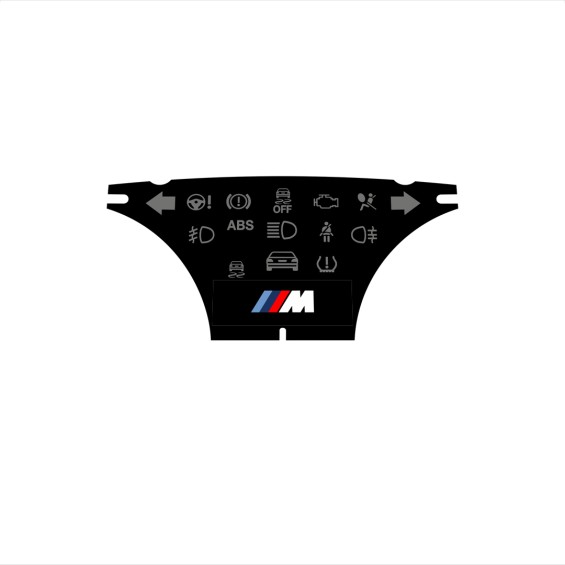 BMW E90 E92 2011-2012 Euro warning light panel - 5