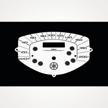 Yamaha XVS 1300 Midnight Star KM/H White - 1