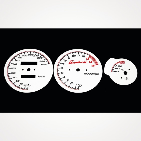 Yamaha YZF 600 Thundercat KM/H White - 1