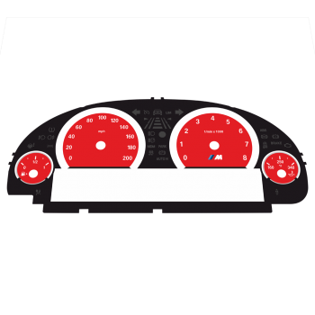 BMW F10 M5 F12 M6 MPH Red - 1