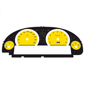 BMW F10 M5 F12 M6 MPH Yellow - 1