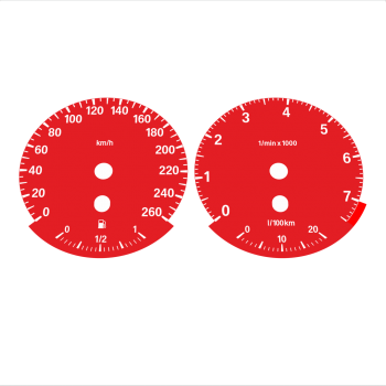 BMW E90 320i 325i 328i 330i KMH HIGH Red - 2