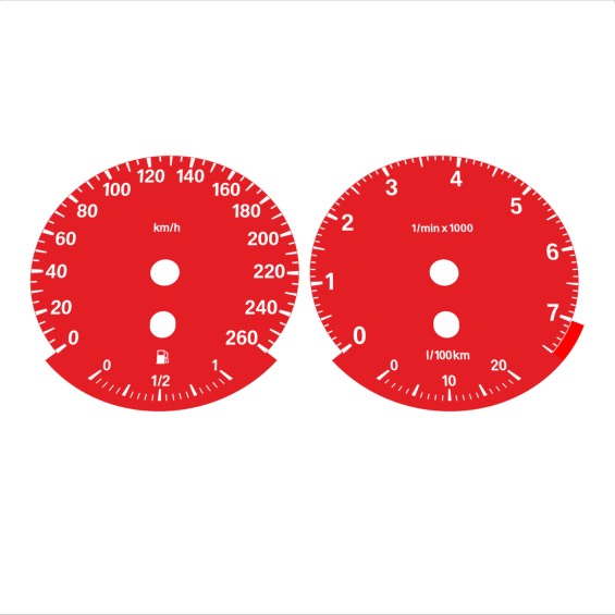 BMW E90 320i 325i 328i 330i KMH HIGH Red - 12