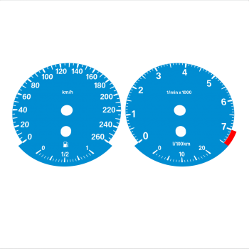 BMW E90 320i 325i 328i 330i KMH HIGH Blue - 2