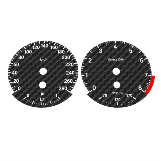 BMW E90 320i 325i 328i 330i KMH HIGH Carbon - 1