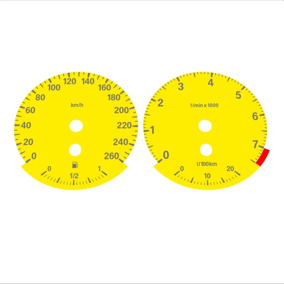 BMW E90 320i 325i 328i 330i KMH HIGH Yellow - 4