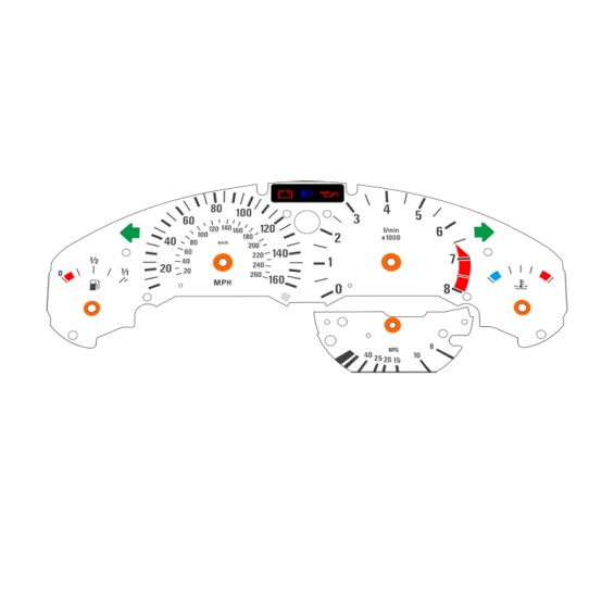 BMW E36 M3 US White - 1