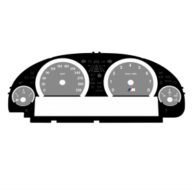 BMW F10 M5 F12 M6 KM/H Gray