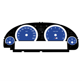 BMW F10 M5 F12 M6 KM/H Dark Blue