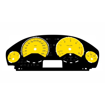 BMW F30 F32 Diesel KM/H  LOW Spec Yellow