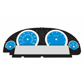 BMW F10 F12 Petrol MPH Large Display Cluster Blue