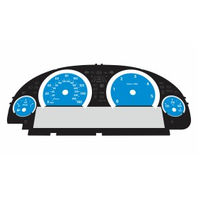 BMW F10 F12 Diesel MPH Large Display Cluster Blue