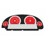 BMW F10 F12 Diesel MPH Large Display Cluster Red