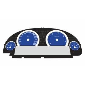 BMW F10 F12 Diesel KM/H Large Display Cluster Dark Blue