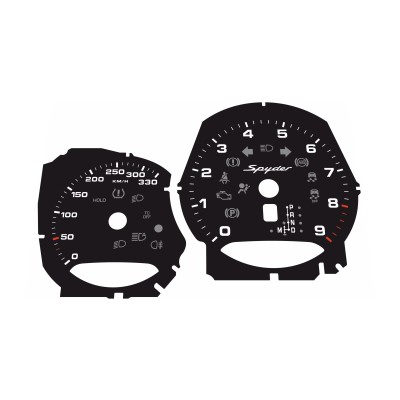 Porsche 981-Boxster Spyder Black