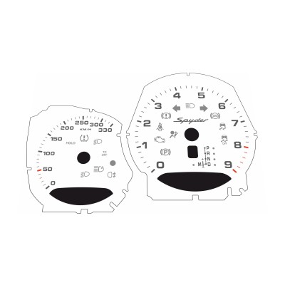 Porsche 981-Boxster Spyder White