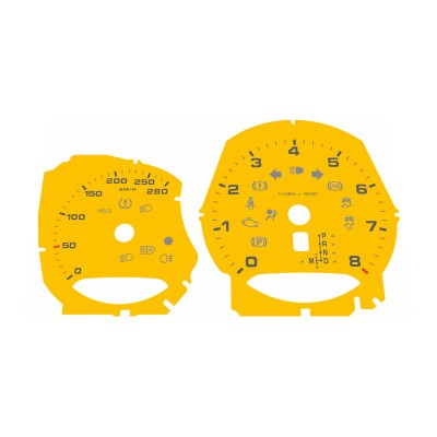 Porsche 982/718 Boxster | Boxster T | Cayman | Cayman T Yellow