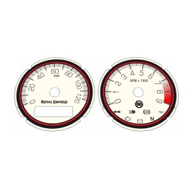 Royal Enfield 650 Intereptor MPH Custom Gauge Faces