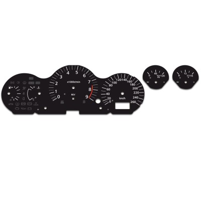 Nissan 350Z MPH-KMH Black