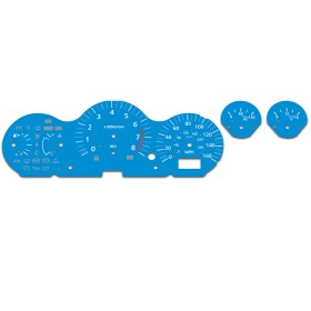 Nissan 350Z MPH-KM/H Blue